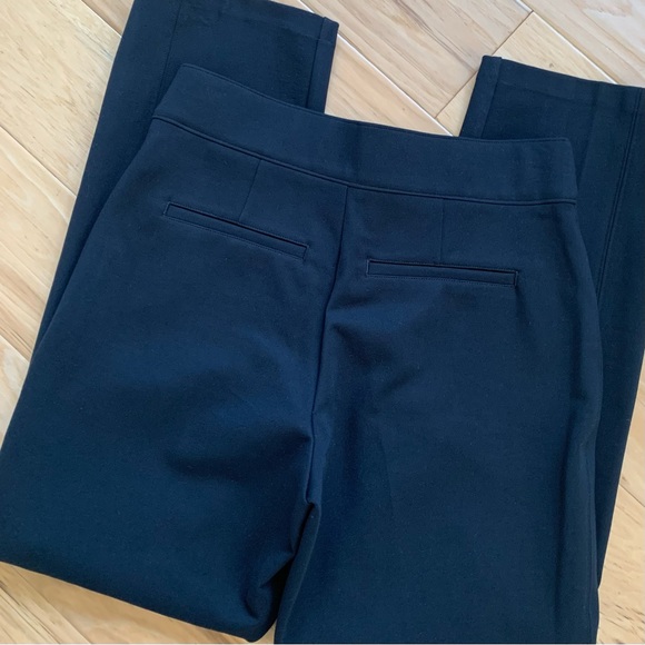 Spanx Trousers The Perfect Pants Slim Straight Ankle Crop Ponte Black Petite M - Picture 7 of 11